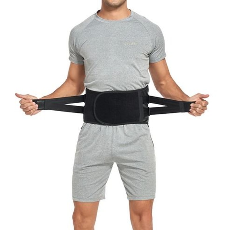 Lumbar Support Waist Belt For Men And Women Adjustable Lower Back Brace For Pain Relief Comfortable 1
