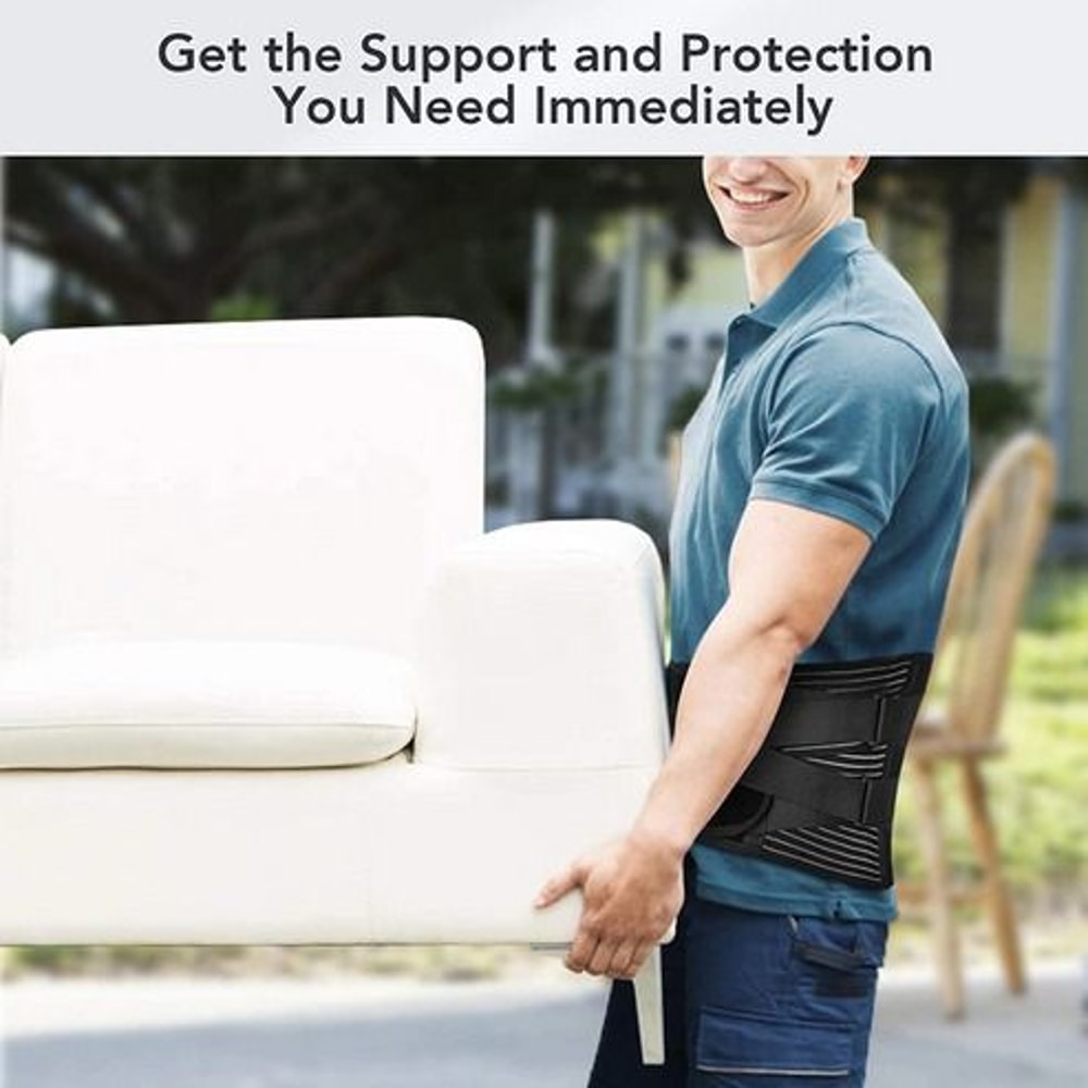 Lumbar Support Waist Belt For Men And Women Adjustable Lower Back Brace For Pain Relief Comfortable 7