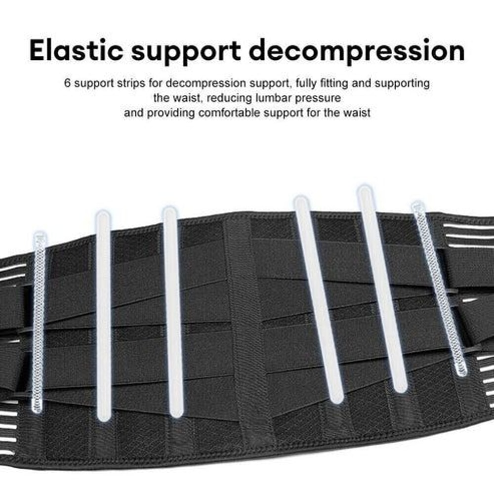Lumbar Support Waist Belt For Men And Women Adjustable Lower Back Brace For Pain Relief Comfortable 10