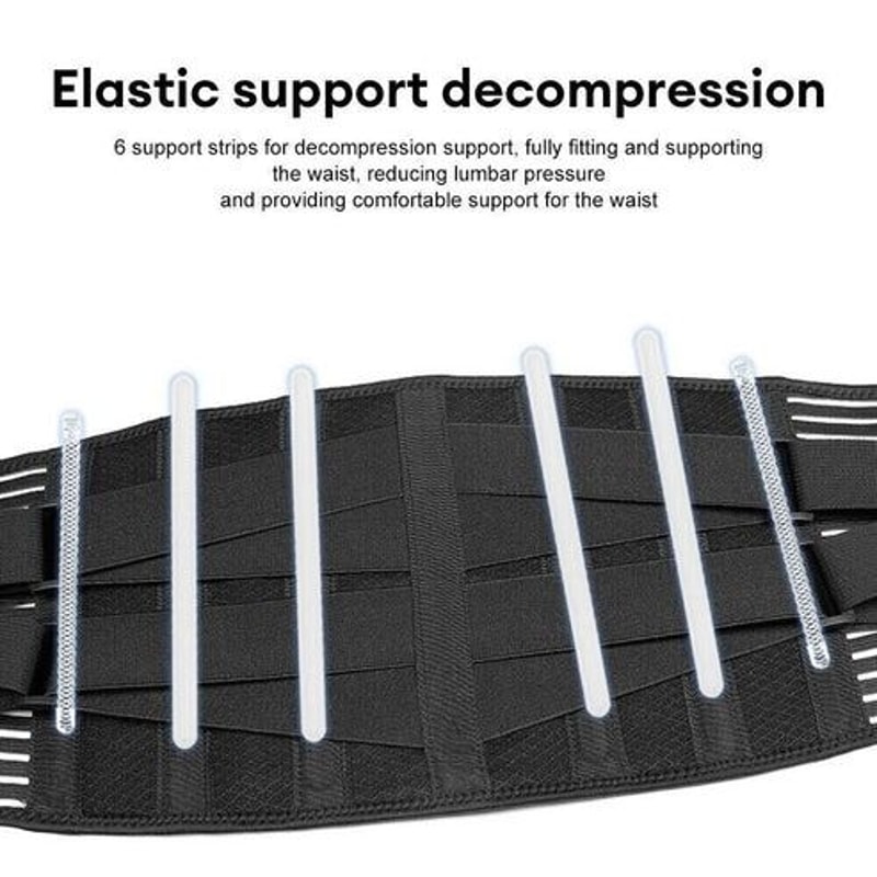 Lumbar Support Waist Belt For Men And Women Adjustable Lower Back Brace For Pain Relief Comfortable 10