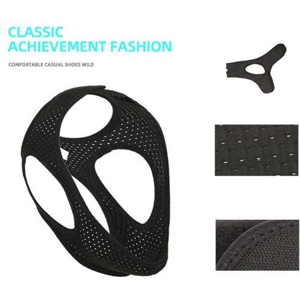 Sleep Apnea Snore Stop Chin Strap Anti Snoring Jaw Solution For Quiet Sleep 8