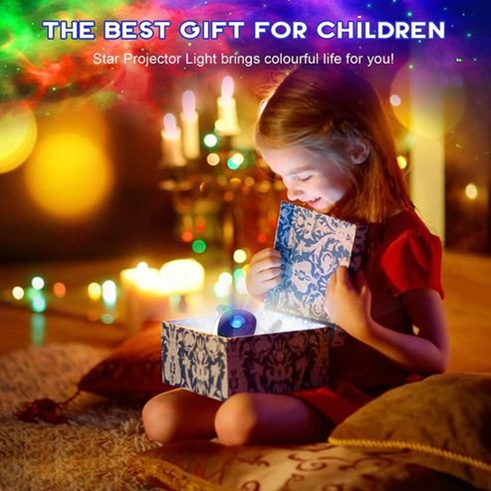 Astronaut Galaxy Projector LED Night Light Ocean Starry Sky Lamp With Remote Adjustable Angles Cus 11