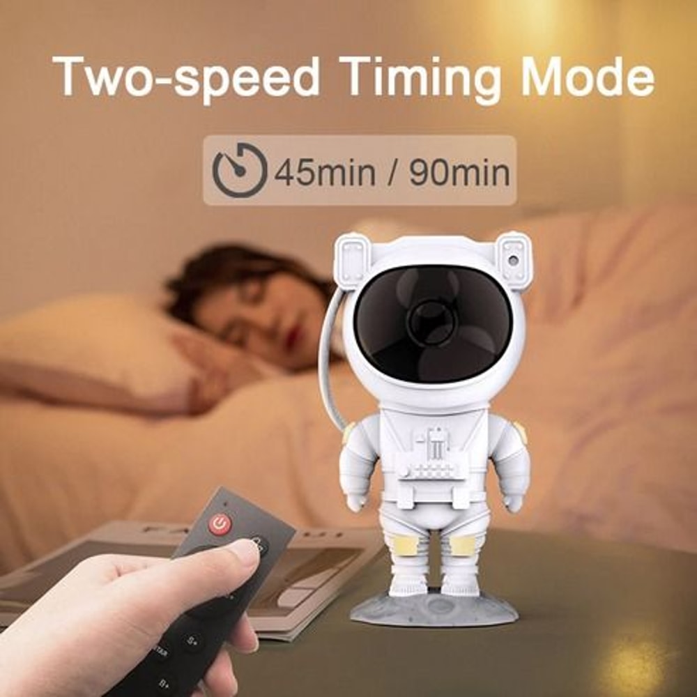 Astronaut Galaxy Projector LED Night Light Ocean Starry Sky Lamp With Remote Adjustable Angles Cus 4