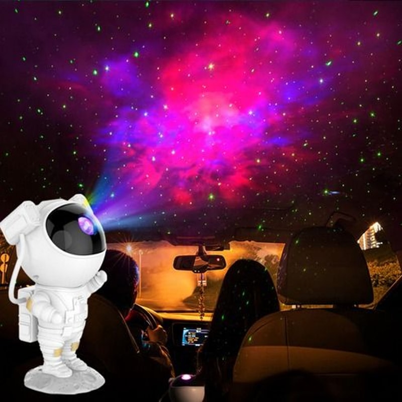 Astronaut Galaxy Projector LED Night Light Ocean Starry Sky Lamp With Remote Adjustable Angles Cus 8