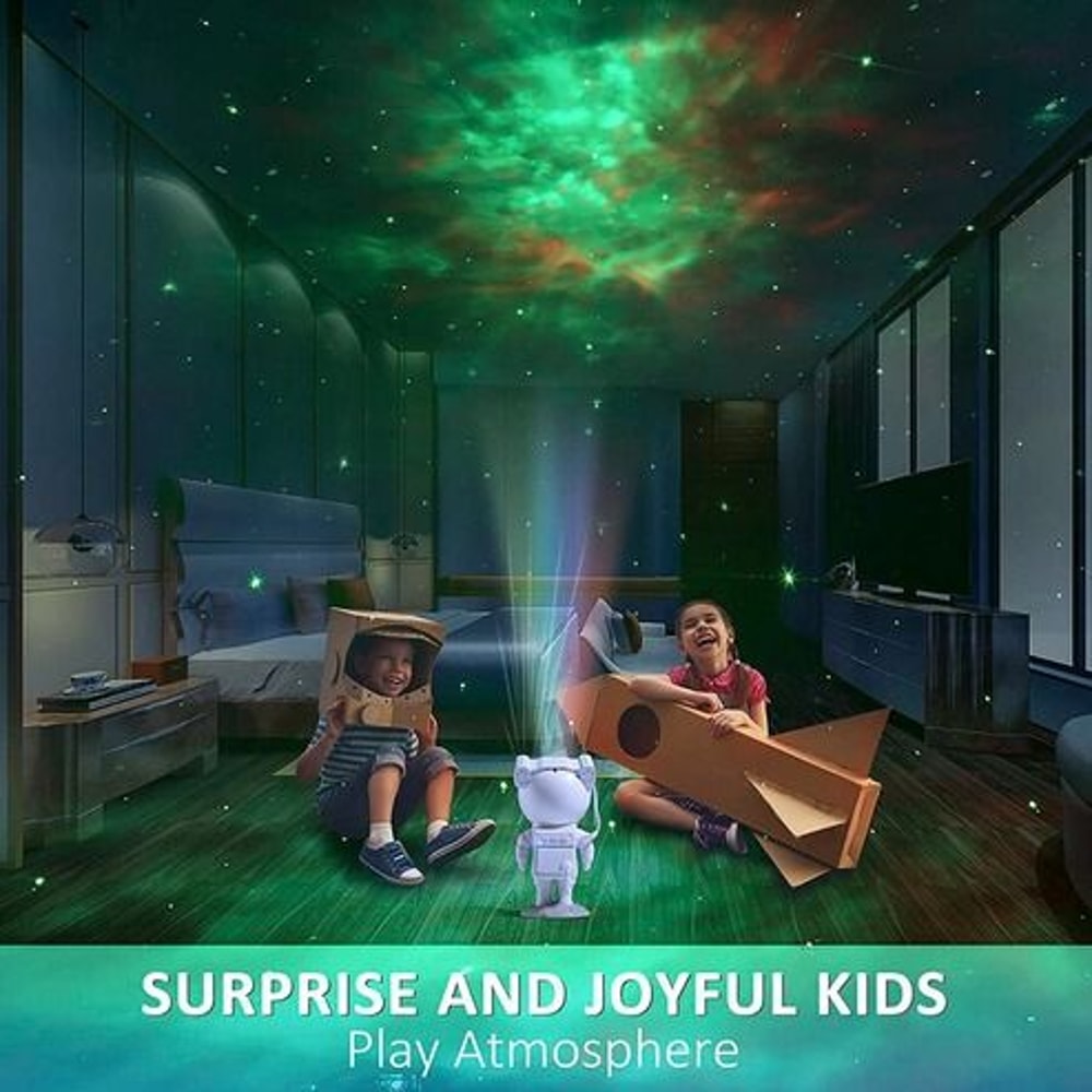 Astronaut Galaxy Projector LED Night Light Ocean Starry Sky Lamp With Remote Adjustable Angles Cus 9