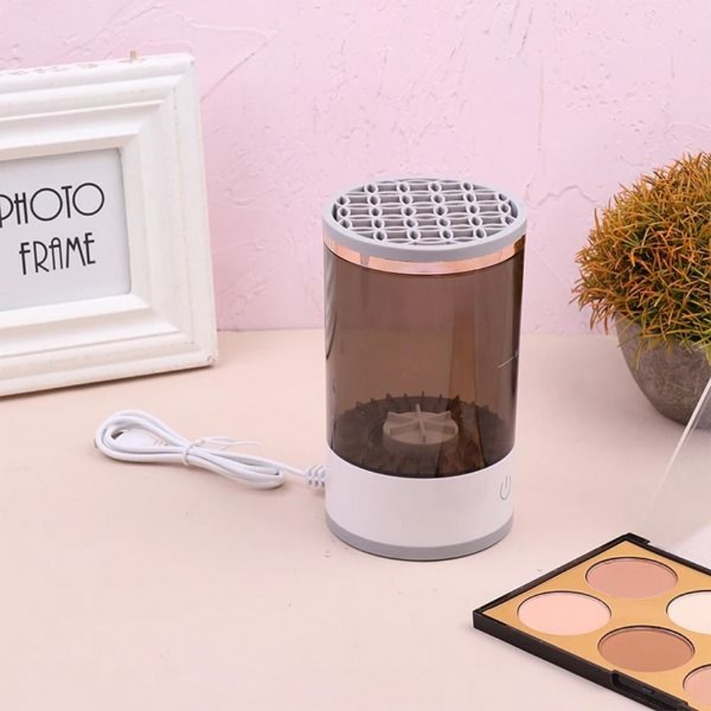 Electric Makeup Brush Cleaner Automatic Brush Cleaning Machine Fast Clean Dryer For Effortless Make 9