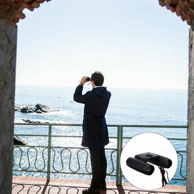 Zoom Binoculars Compact Folding Telescope For Outdoor Travel Day And Night Use 4
