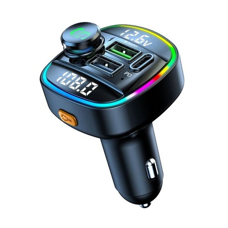 Car Bluetooth Wireless FM Transmitter USB PD Charger AUX HandsFree Car Audio Adapter 14