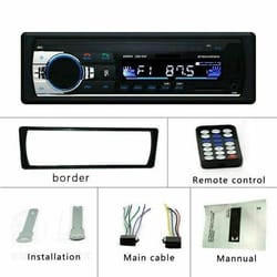bluetooth car stereo, in-dash fm aux input receiver, mp3 player, usb sd radio, hands-free calling, high output