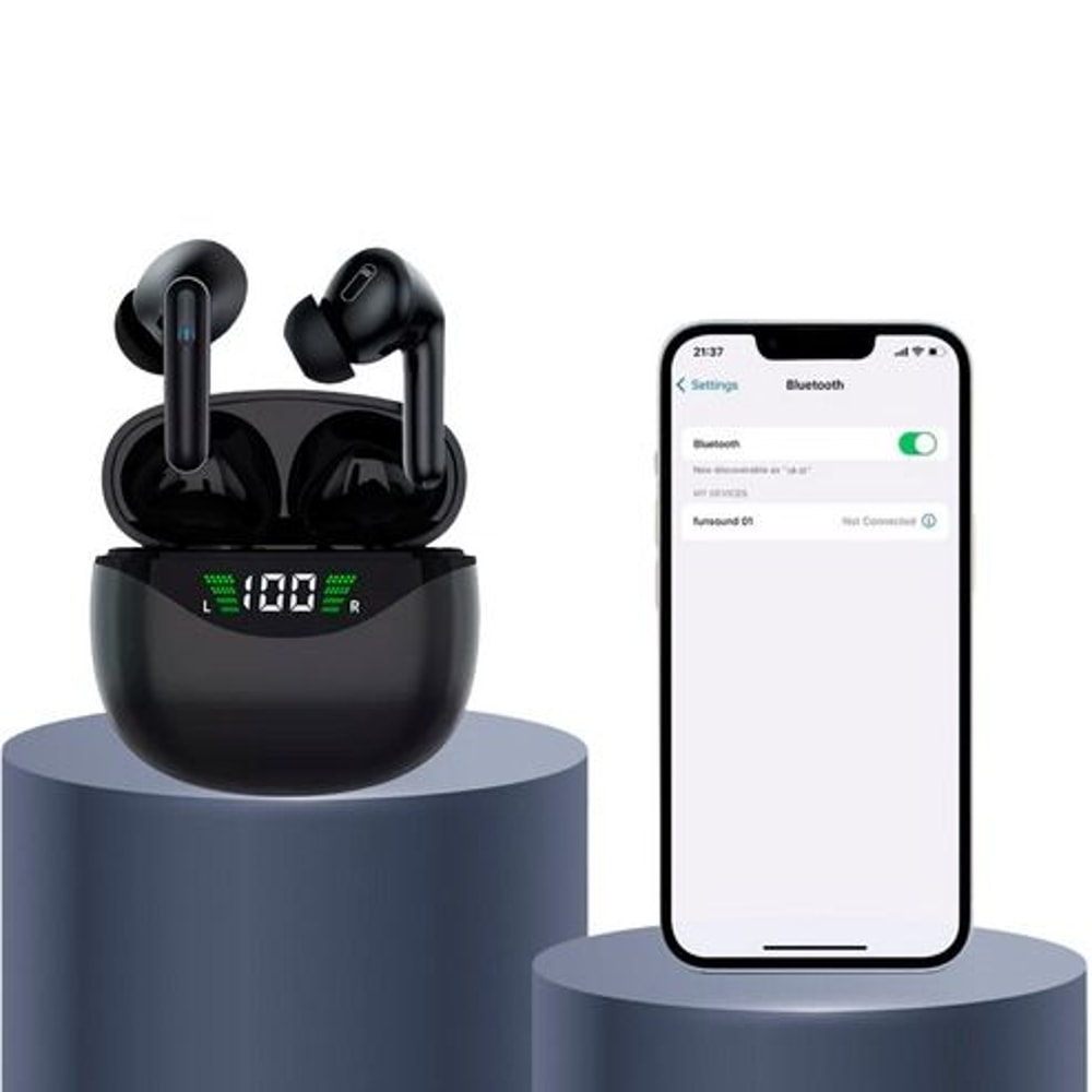 TWS Bluetooth Earbuds Noise Cancelling Waterproof Headset For Trucker Wireless Comfortable Design 6