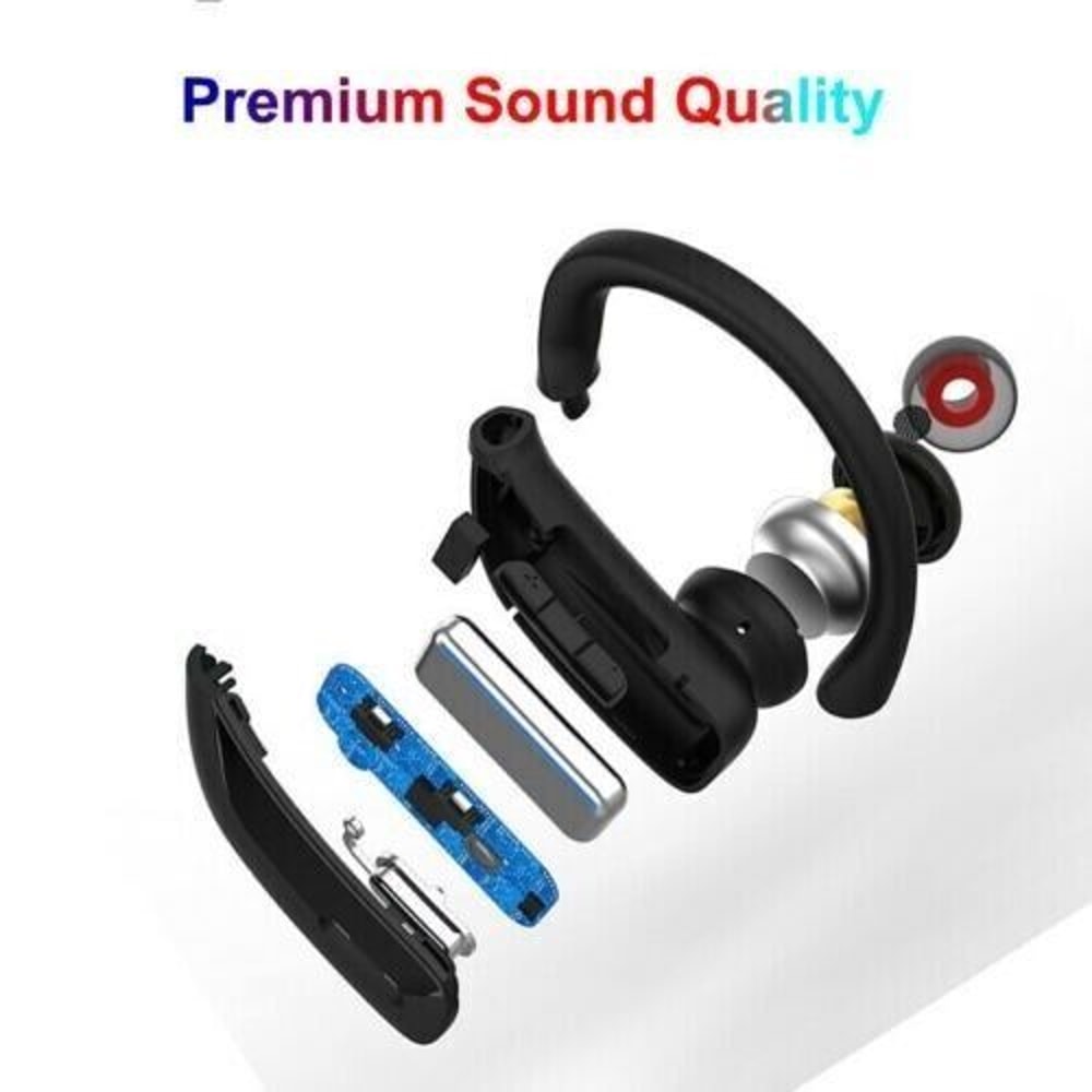 Bluetooth Headset Wireless Earbuds Stereo Ear Hook Headphones For Comfort And Sound Quality 9