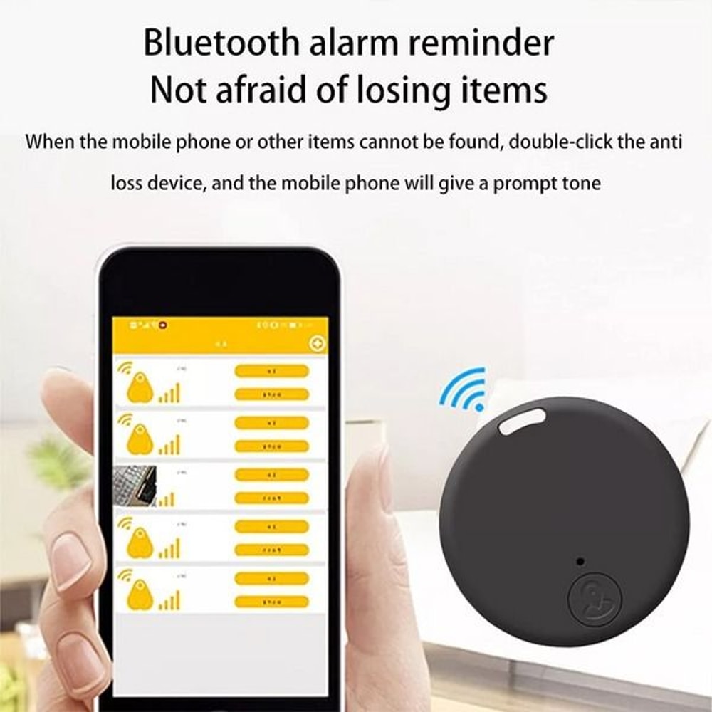 Bluetooth Mini GPS Tracking Device Child Pet Finder Key Tag RealTime Location Tracker For Pets And 6