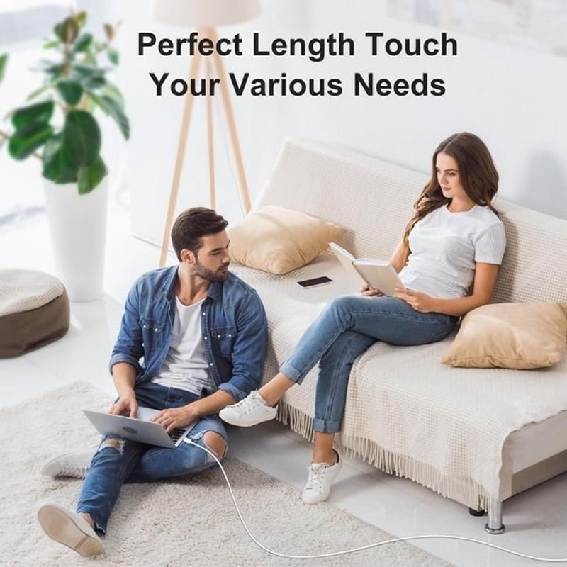 Fast Charging USBC TypeC Cable Braided Cord For MacBook Pro IPad Pro Samsung Galaxy 60W HighSpeed D 7