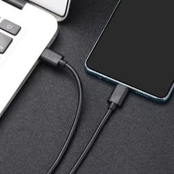 fast charging usb-c type-c cable, braided cord for macbook pro, ipad pro, samsung galaxy, 60w high-speed data sync cord