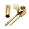 Metal Brass Tobacco Smoking Pipe With Stash Storage Cylinder Chamber Lid Bowl For Convenient Use 4