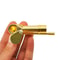 Metal Brass Tobacco Smoking Pipe With Stash Storage Cylinder Chamber Lid Bowl For Convenient Use 8