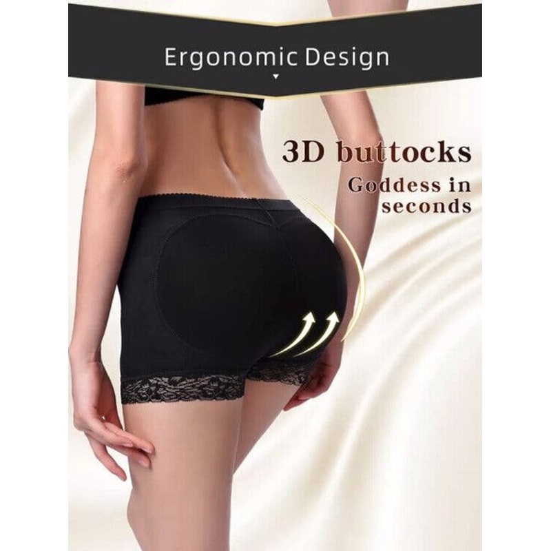 Womens Booty Shaper Padded Underwear Fake Ass Butt Lifter Hip Enhancer Tummy Control For Sexy Curv 9