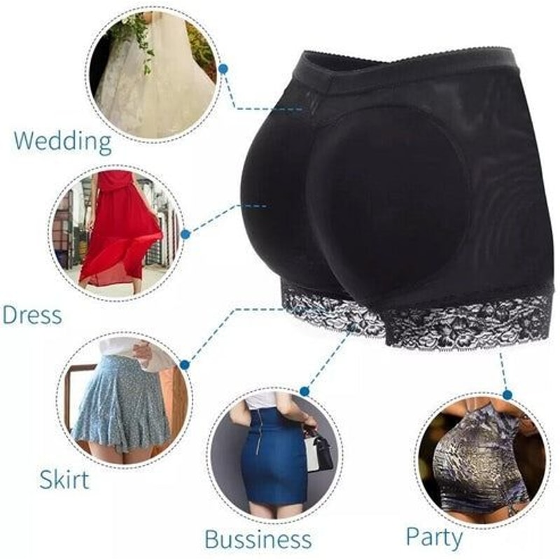 Womens Booty Shaper Padded Underwear Fake Ass Butt Lifter Hip Enhancer Tummy Control For Sexy Curv 10