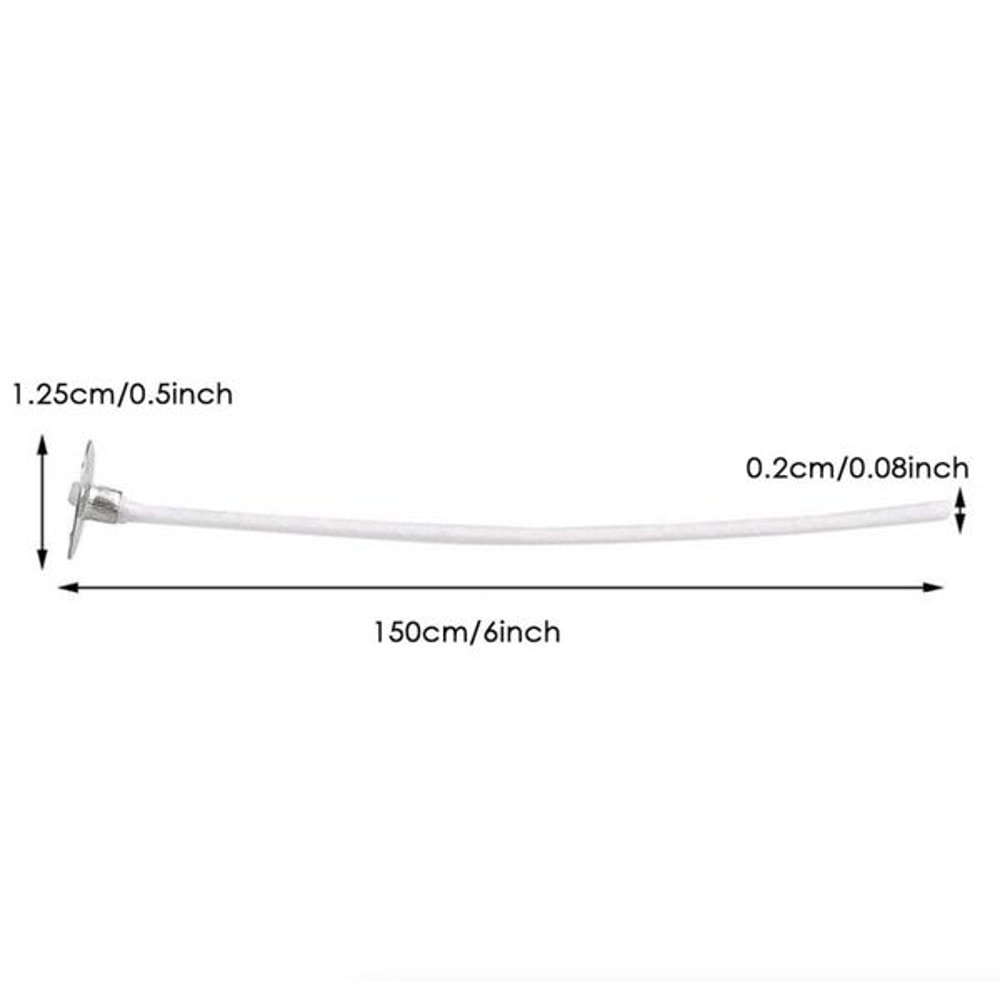Candle Wicks Cotton Core PreTabbed For Candle Making Supplies Perfect For DIY 3
