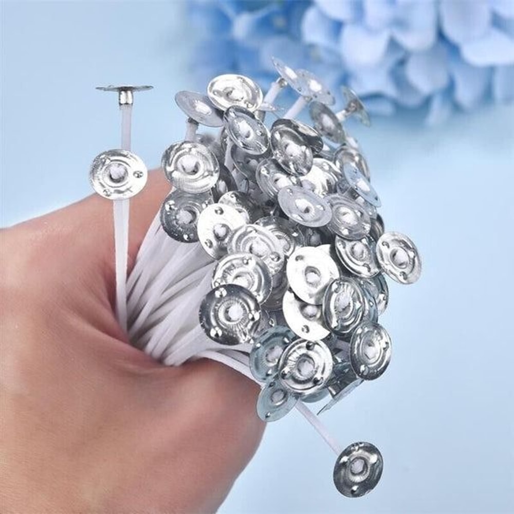 Candle Wicks Cotton Core PreTabbed For Candle Making Supplies Perfect For DIY 7