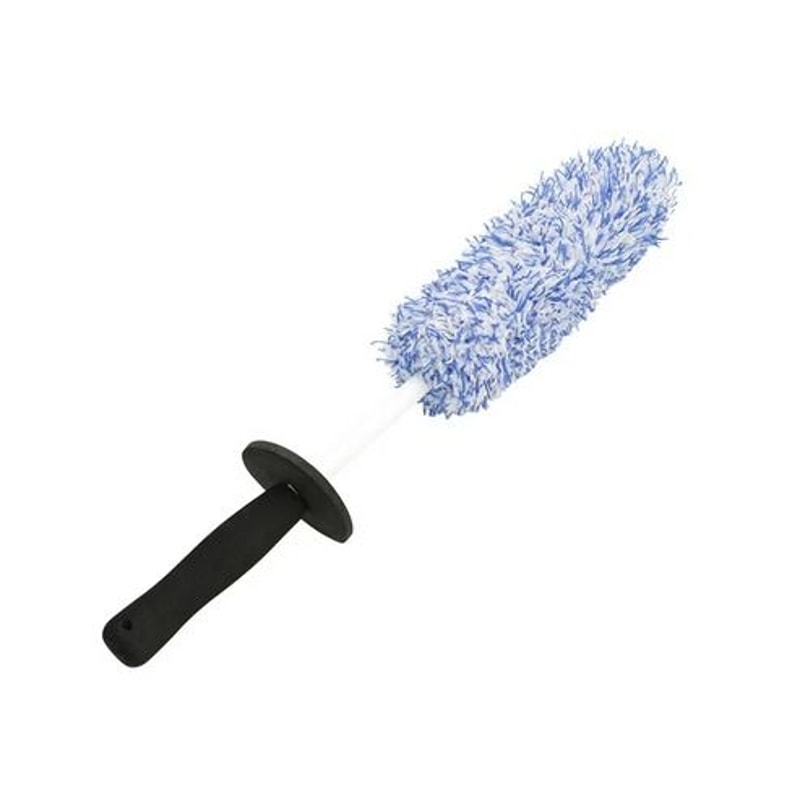 Soft Bristle Car Alloy Wheel Cleaning Brush Tool Tire Cleaner UltraFine Fiber Brush For Detailing W 2