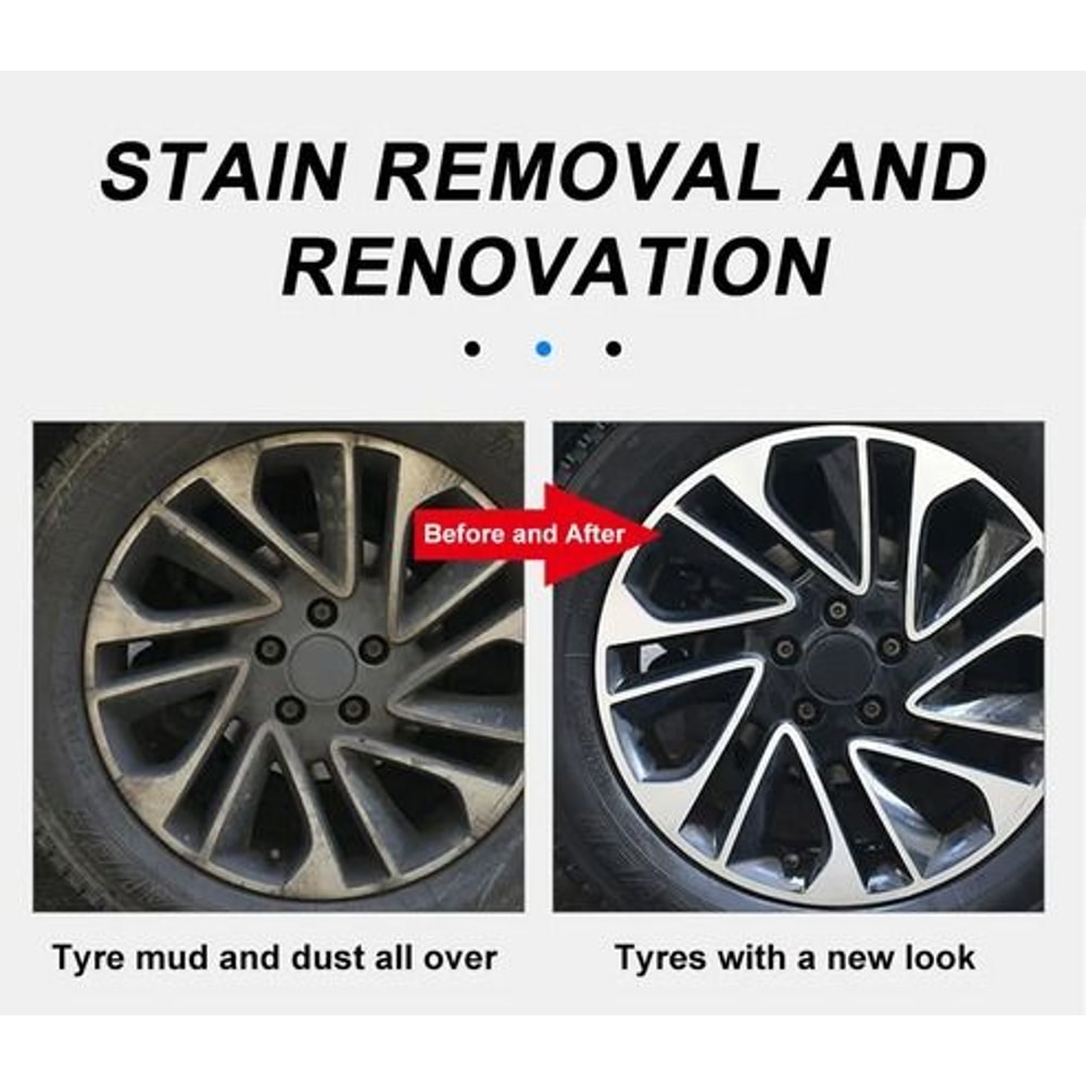 Soft Bristle Car Alloy Wheel Cleaning Brush Tool Tire Cleaner UltraFine Fiber Brush For Detailing W 10