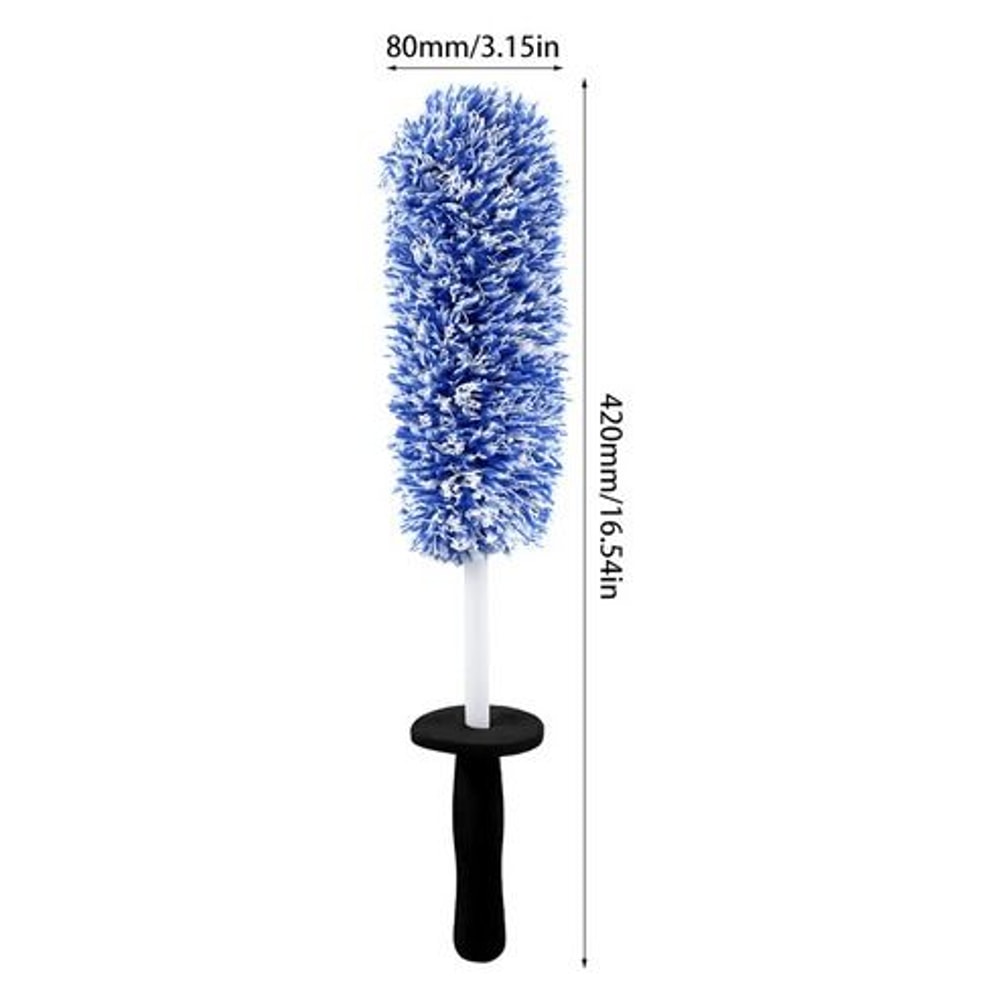 Soft Bristle Car Alloy Wheel Cleaning Brush Tool Tire Cleaner UltraFine Fiber Brush For Detailing W 12
