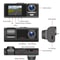 HD Car Dual Lens Dash Cam FrontRearInside Video Recorder Builtin GSensor Night Vision Technology 2