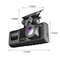 HD Car Dual Lens Dash Cam FrontRearInside Video Recorder Builtin GSensor Night Vision Technology 15