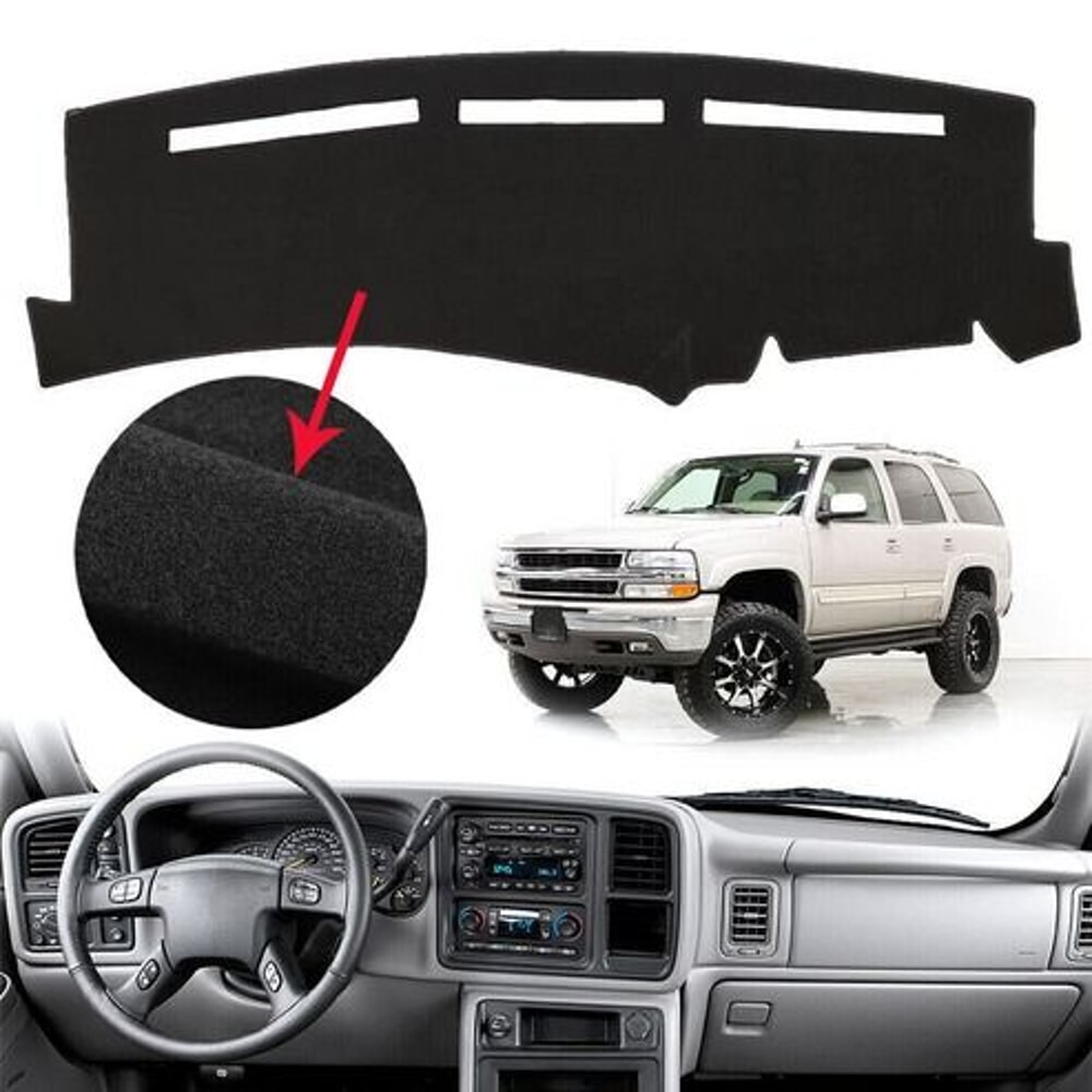 Dash Cover Mat For Chevy Silverado GMC Sierra Avalanche Suburban Dash Protection 0