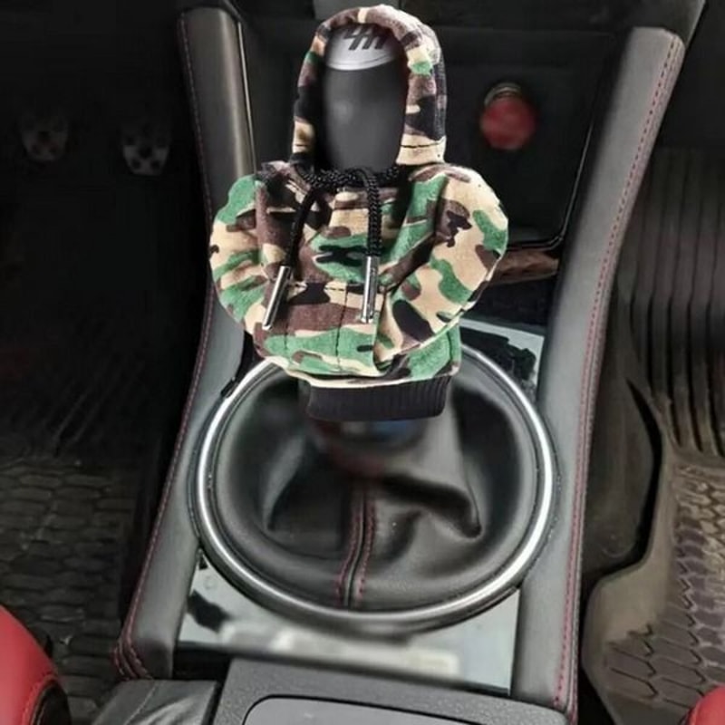 Mini Hoodie Gear Shift Cover Car Gear Shift Cover For Car Shifter Interior Trim Protection 1