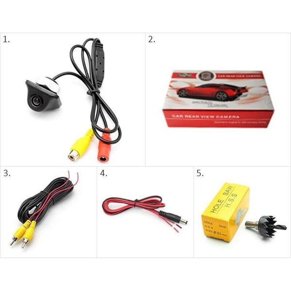 HD Night Vision Car Rear View Reverse Camera Waterproof Backup Cam For Parking Parking Safety Camer 16