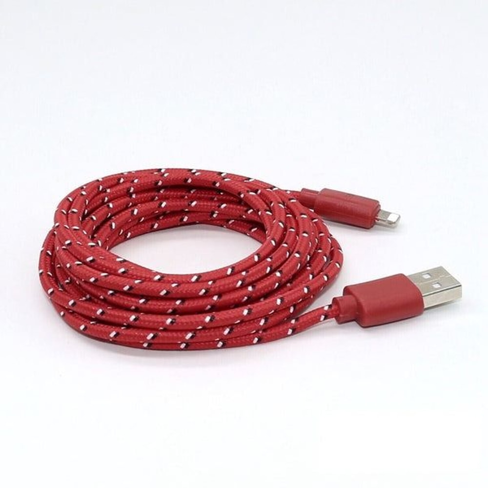 Nylon Braided Charging Data Cable Charger For Apple IPhone And IPad HighSpeed Durable Cords 8