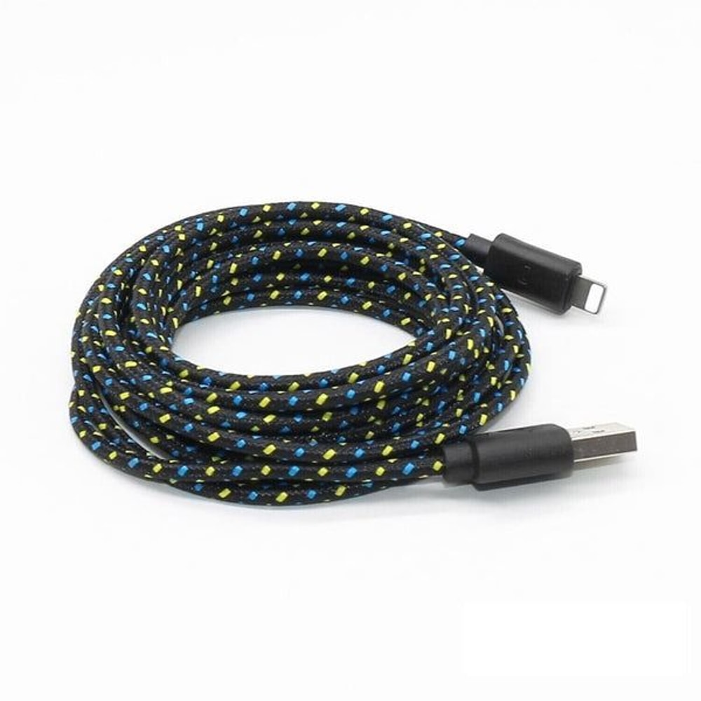 Nylon Braided Charging Data Cable Charger For Apple IPhone And IPad HighSpeed Durable Cords 6