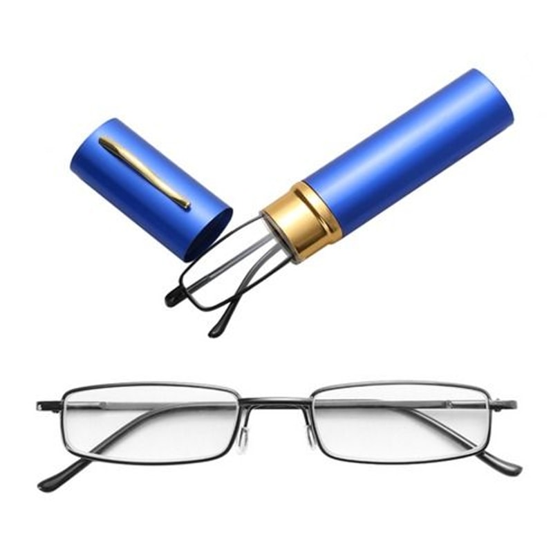 Compact Reading Glasses With Case Classic HD Spring Design TravelFriendly Readers 2