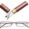 Compact Reading Glasses With Case Classic HD Spring Design TravelFriendly Readers 7