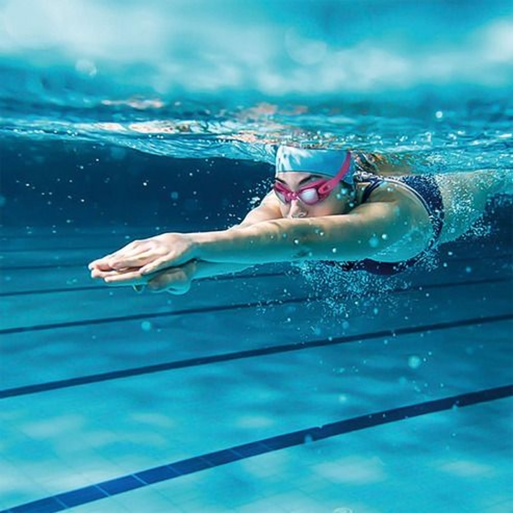 UV AntiFog Swim Goggles Clear Comfortable Glasses For Adults Kids Mirrored Lenses Perfect For Swim 17