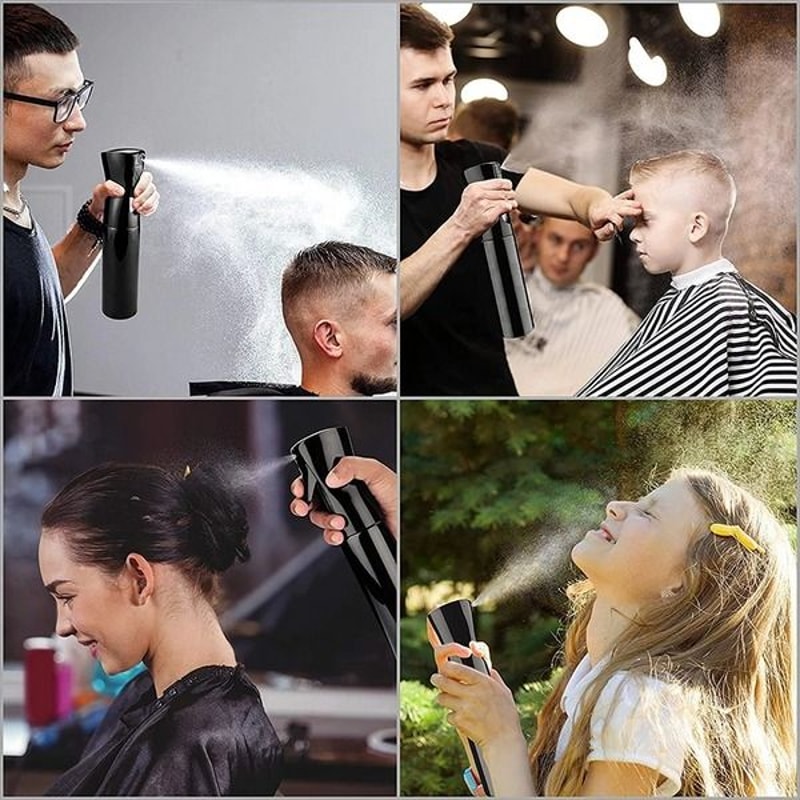 Continuous Mist Hair Spray Bottle Barber Water Sprayer Salon Plant Mister Tools Ideal For Hair Salo 2