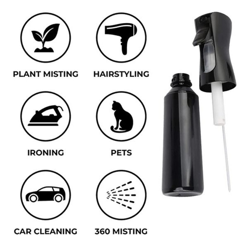 Continuous Mist Hair Spray Bottle Barber Water Sprayer Salon Plant Mister Tools Ideal For Hair Salo 4