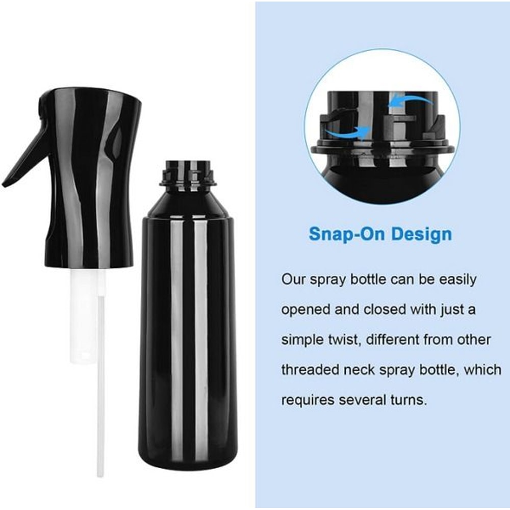 Continuous Mist Hair Spray Bottle Barber Water Sprayer Salon Plant Mister Tools Ideal For Hair Salo 5