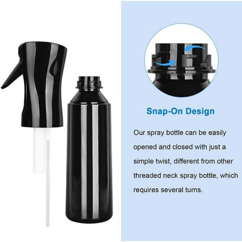 Continuous Mist Hair Spray Bottle Barber Water Sprayer Salon Plant Mister Tools Ideal For Hair Salo 5