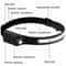 USB Rechargeable COB LED Headlamp Waterproof Headlight Torch Work Light Bar Adjustable Head Band La 6