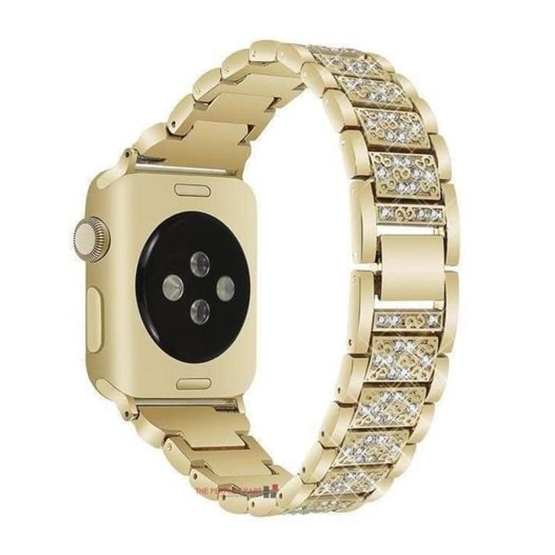 Bling Crystal Strap For Apple IWatch Stainless Steel Watch Band Case Compatible With Apple Watch Ul