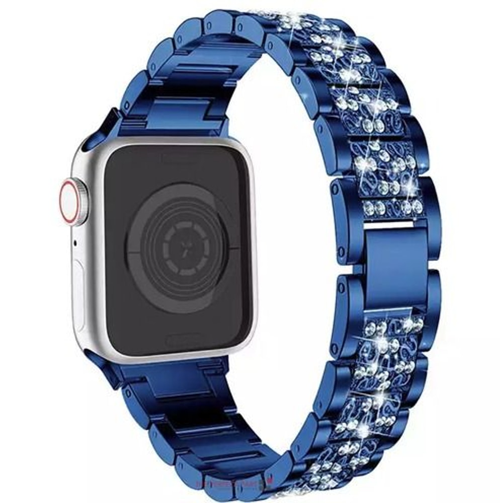 Bling Crystal Strap For Apple IWatch Stainless Steel Watch Band Case Compatible With Apple Watch Ul