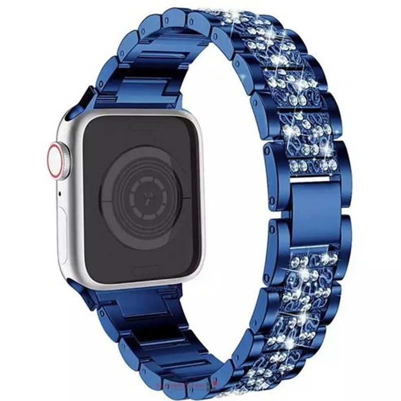 Bling Crystal Strap For Apple IWatch Stainless Steel Watch Band Case Compatible With Apple Watch Ul