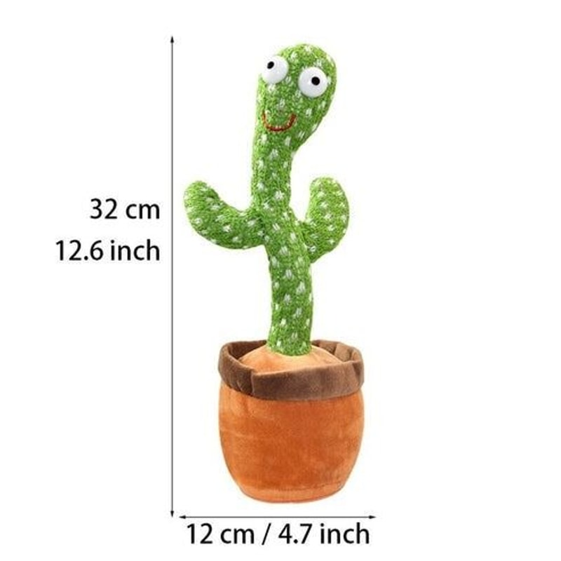 Electronic Dancing Cactus Toy Plush Talking Doll With Recording Feature 120 English Songs Perfect G 2