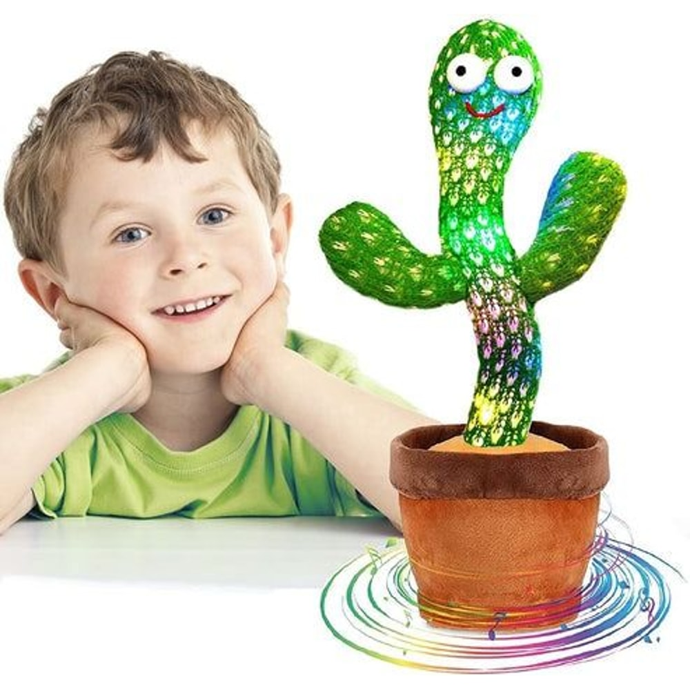 Electronic Dancing Cactus Toy Plush Talking Doll With Recording Feature 120 English Songs Perfect G 0