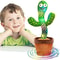 Electronic Dancing Cactus Toy Plush Talking Doll With Recording Feature 120 English Songs Perfect G 0