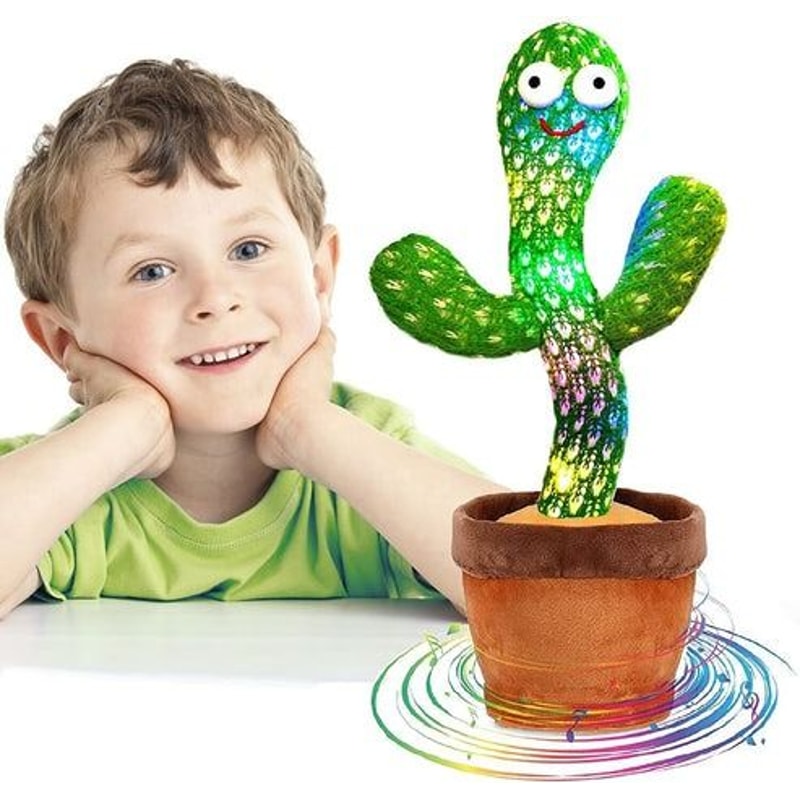 Electronic Dancing Cactus Toy Plush Talking Doll With Recording Feature 120 English Songs Perfect G 0