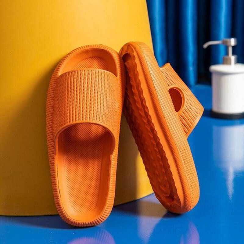 Ultra Soft Slippers Cozy Pillow Slides AntiSlip Sandals Cloud Home Outdoor Shoe 11